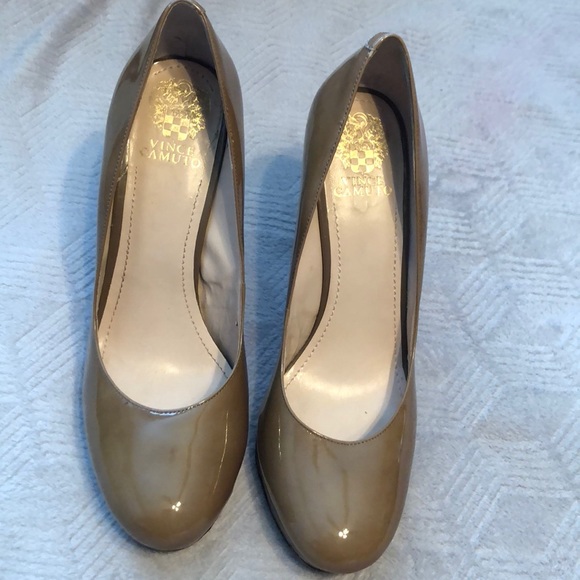 SZ 11 Vince Camuto Tan Heels 👠 - Picture 2 of 7